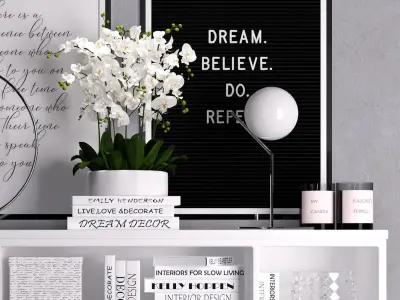 Decoration set 12 3D model