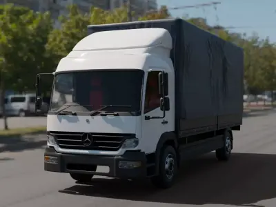 truck mercedes 3D model
