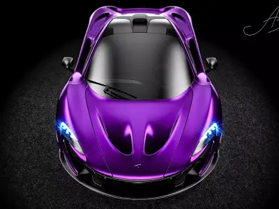 McLaren P1 2013 3D model