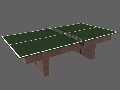 Table Tennis Corona 3D model