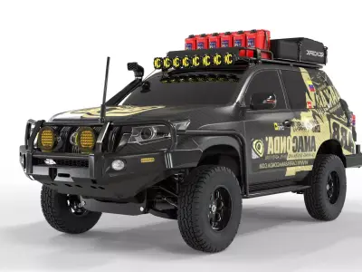 Toyota Prado 2018 ARB  3D model