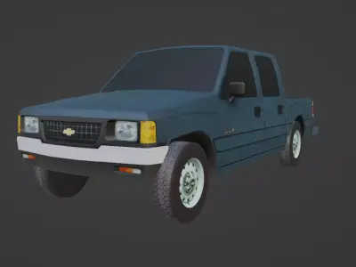 Chevrolet Luv Double Cabin Low-poly 3D model