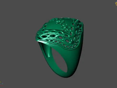 Plain Ring Women Ready STL 3DM Models Womens Rings 3D models 3D print model 76