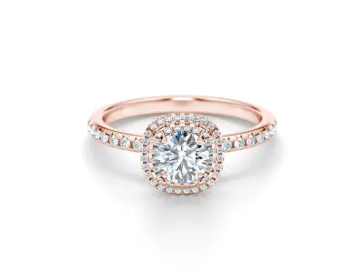 Diamond Jewelry Ring 3D print model