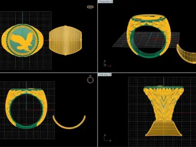 Solitaire Wedding Engagement Women 3D print model