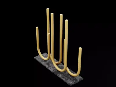 Table Decor Low-poly 3D model
