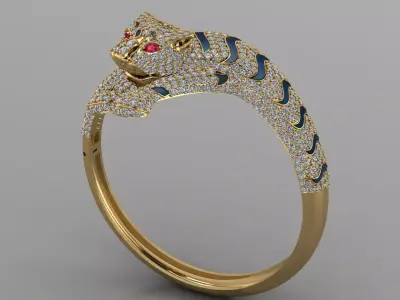 Tiger Bangle  3D print model