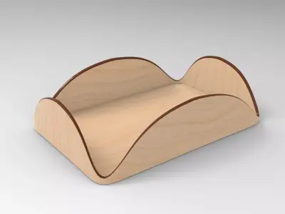 Pois Sauce Holder Low-poly 3D model