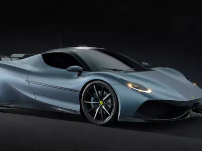 2021 Ferrari Aquila Concept Sportscar-Highly Detailed 3D model