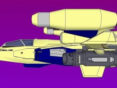 SQ Sabre-1500 - Fighter class Free 3D print model