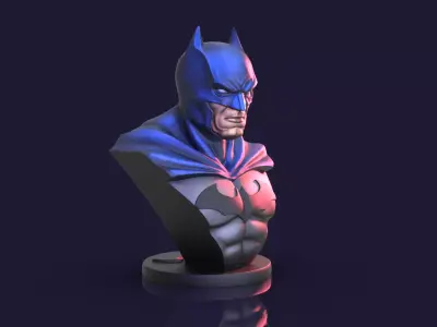 Batman bust 3D print model