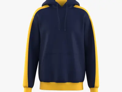 Custom Premium Design Sports Jersey Hoodie 3D model