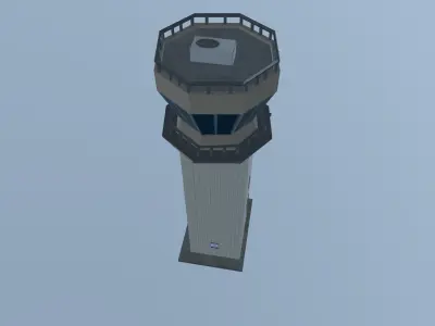 Control Tower 3D model