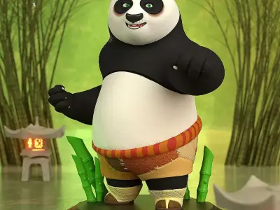 kung fu panda po 3D print model
