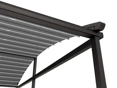 Motorized Pergola 2a oil rubbed bronze 3D model