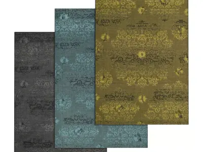 Rug Set 375 3D model