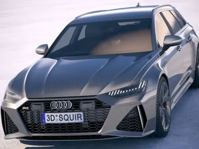 Audi RS6 Avant 2020 3D model