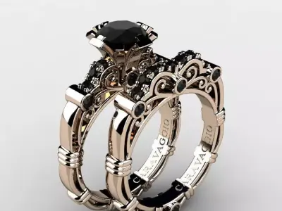 Caravaggio Ring  3D print model