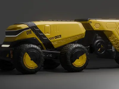 Scifi Truck 3D model