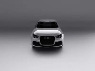 Audi A1 Quattro Low Poly Low-poly 3D model