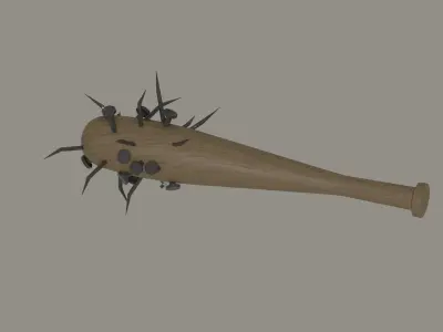 Spiked Baseball Bat 3D model
