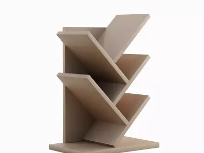 Small Bookshelf Pack 3D Model Collection