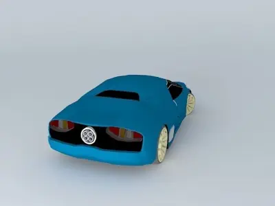 Zanni sports car Free 3D model