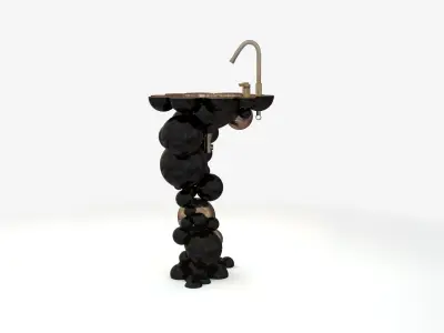 Newton Free Standing - Boca Do Lobo Low-poly 3D model