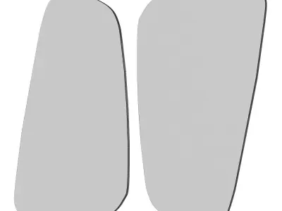 Zara Home - IRREGULAR-SHAPED MIRROR 3D model