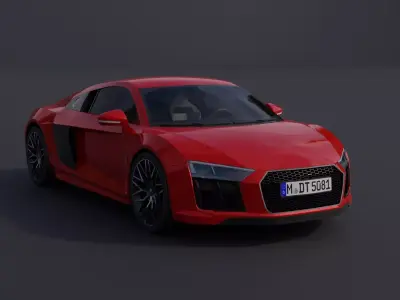 Generic Sports Car 3 Low-poly 3D model