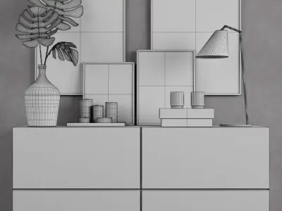 Decoration set 13 3D model