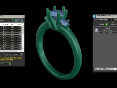  ring code 252 3D print model