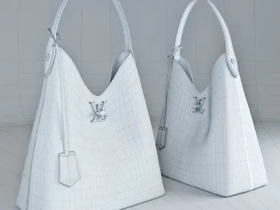 Louis Vuitton Women leather handbag  3D model