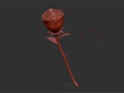 Printable Rose 3D print model
