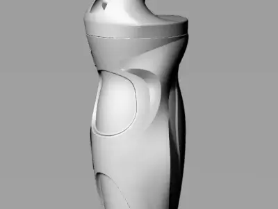Sport bottle model Free 3D model