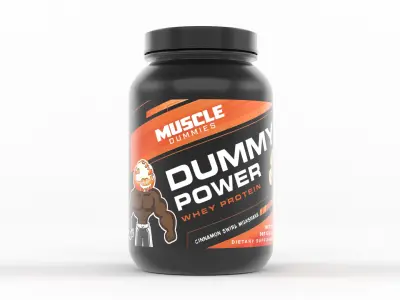 Protein Powder 3D model 14