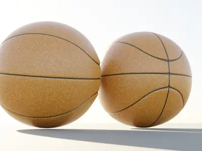 Basketball 3D model 8