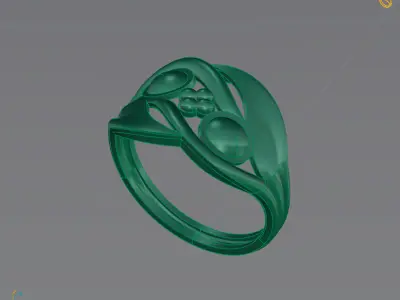 Women Plain Ring Ready STL 3DM Models Womens Rings 3D models 3D print model
