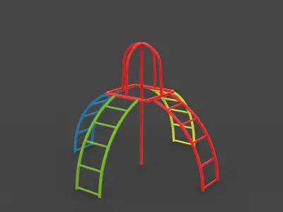 Playground Monkey Bars 3D model buy