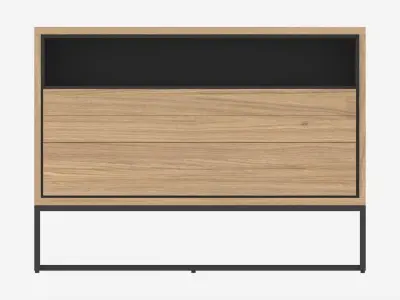 Short sideboard with drawers 3D model