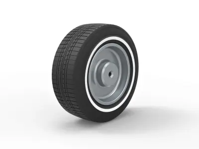 Wire wheel 2 Scale 1 to 10 3D print model