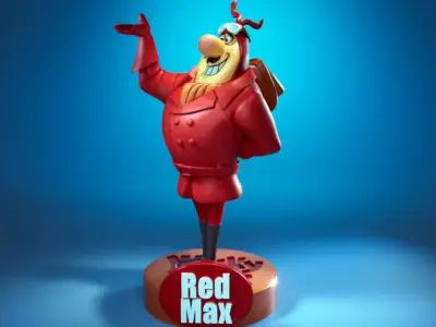 Red Max - The Wacky Races 3D print model