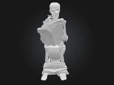 Timeless Reading  The Art of Knowledge Through Ages 3D model