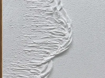 Plaster Two Photo Frame 532 Low-poly 3D model