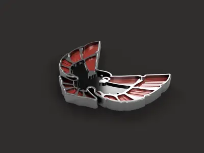 Firebird Phoenix Emblem 3D Printable  3D print model