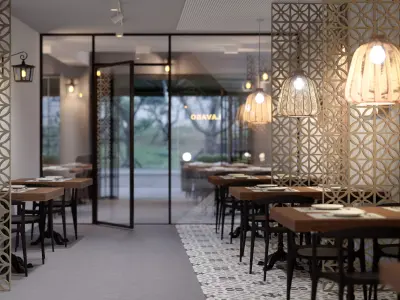 restaurant projec 3D model