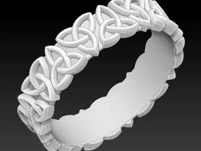 Celtic Ring 3D print model