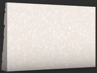 High Poly Rock Wall Component 3D print model
