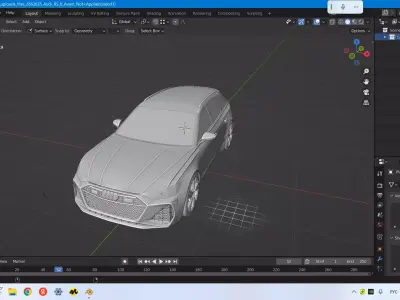 audi rs 6 avan 3D model