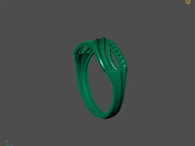 Women Plain Ring Ready STL 3DM Models Womens Rings 3D models 3D print model